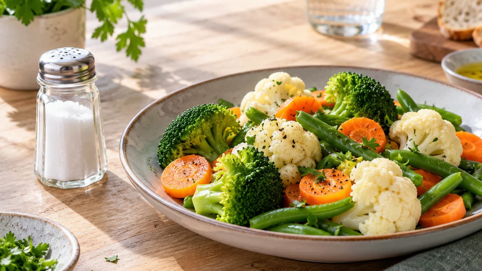 Bol de riz, courgettes rôties, œuf et sauce au yaourt citronnée, en lumière naturelle, sans texte ni logo