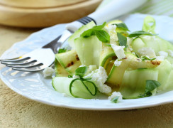 Salade de courgettes à la menthe