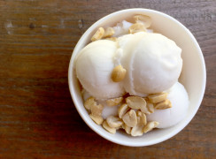 Crème glacée au lait de soja