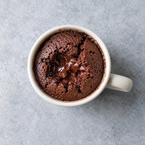 Mug cake au chocolat en 2 minutes
