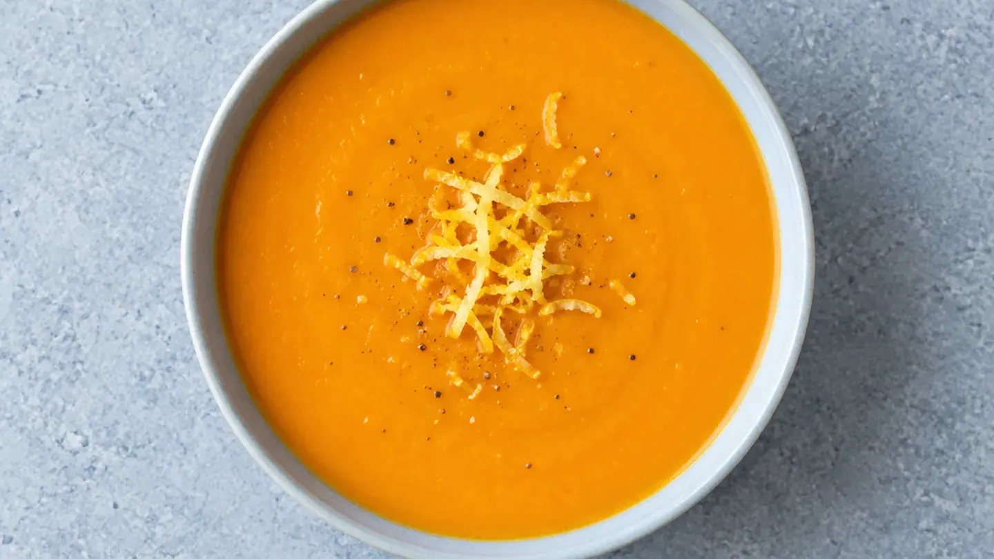 Soupe de lentilles corail au citron